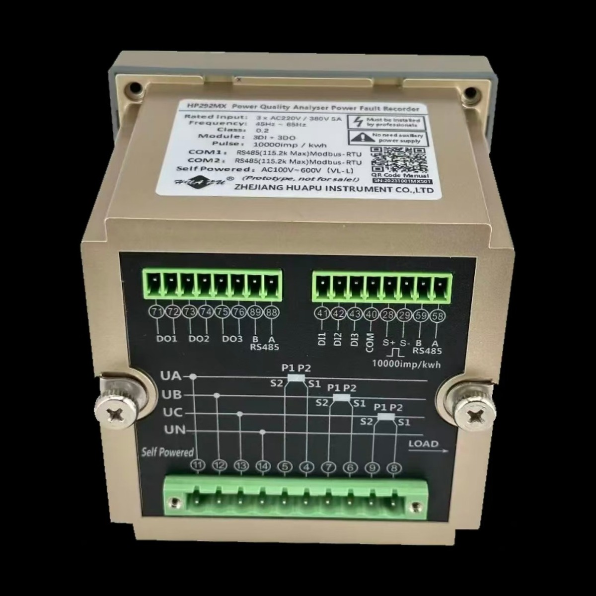 HP292MX Pro Mặt sau — Đầu nối